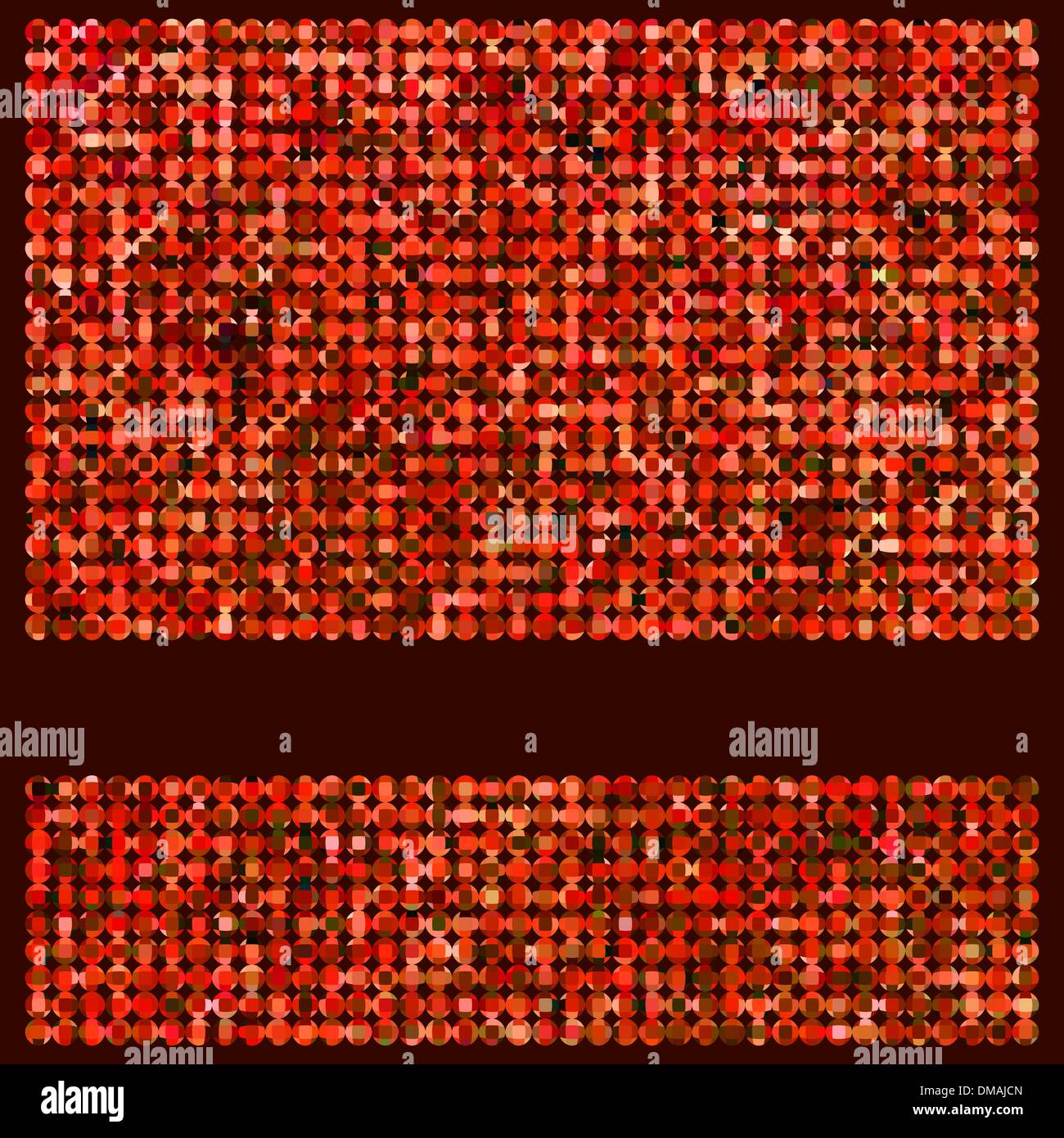 Mosaico en tonos de rojo. 8 EPS Ilustración del Vector