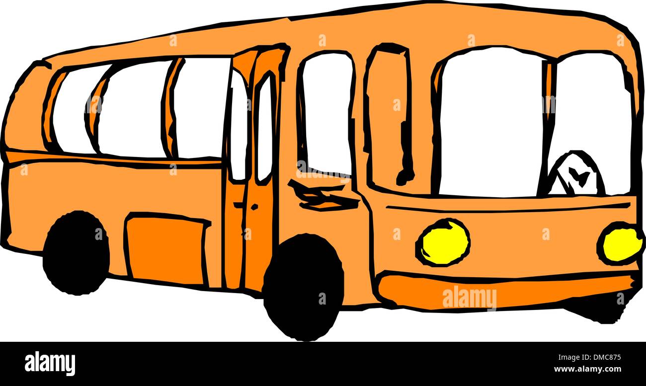 Autobuses Ilustración del Vector
