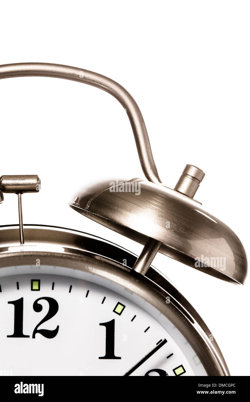 Reloj alarma analógica Foto de stock