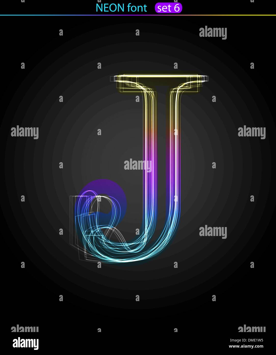 Neon letter j fotografías e imágenes de alta resolución - Alamy