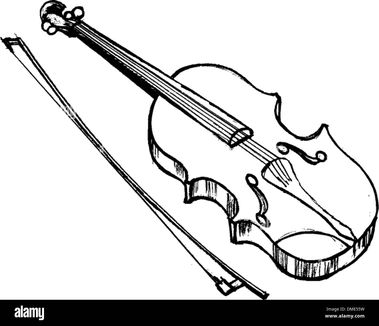 Cartoon violin Imágenes vectoriales de stock Alamy