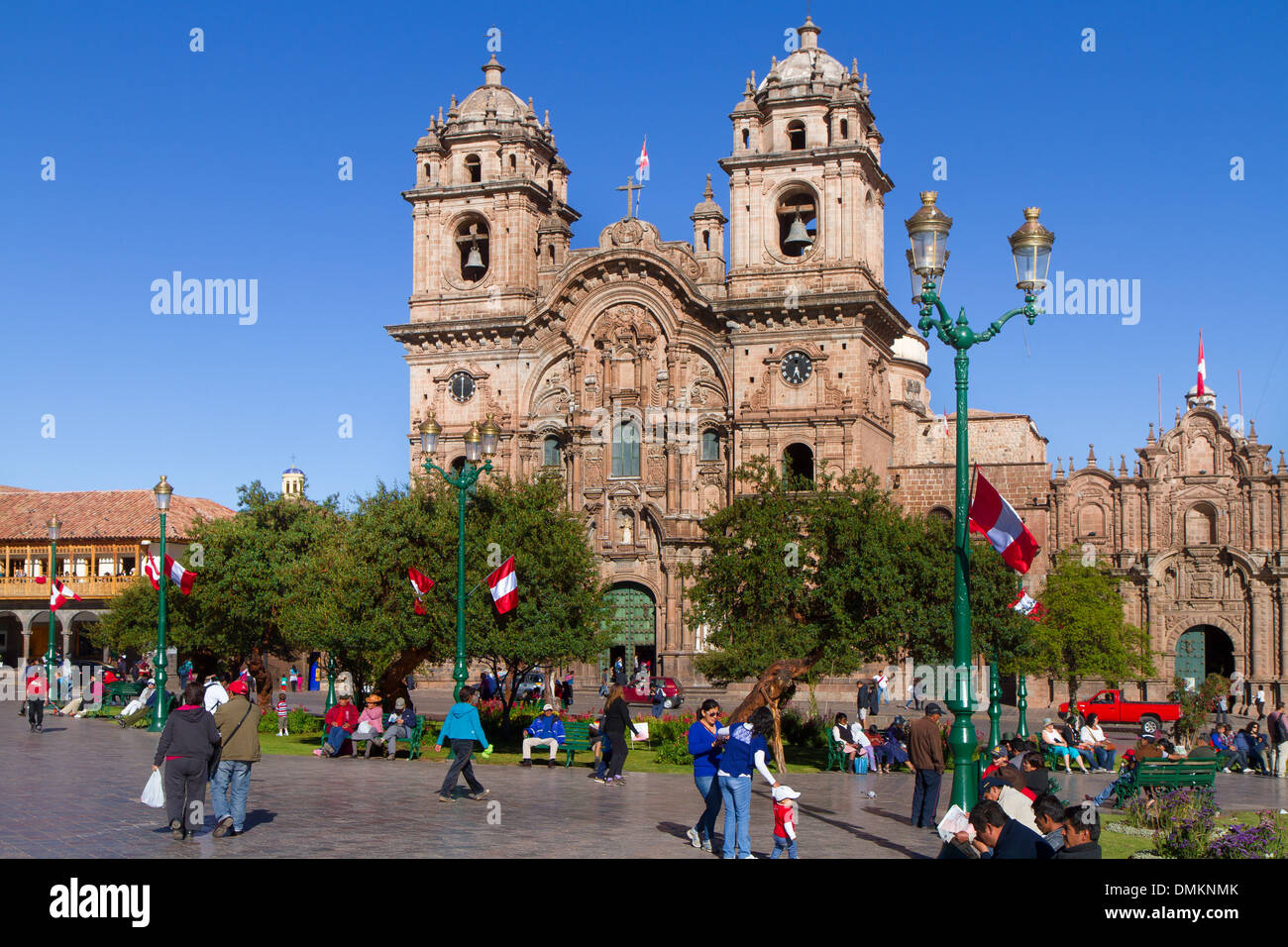 Plaza de Armas, Cusco, Perú Foto de stock