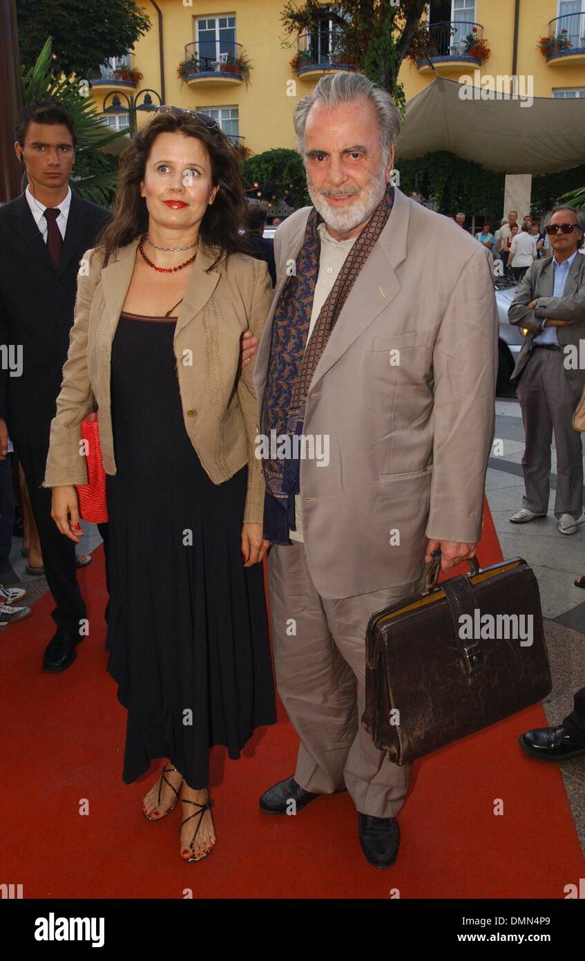 Maximilian Schell y Elisabeth Michitsch en el festival de verano de película 'Lisa' en Austria el 27 de julio de 2004. Foto de stock