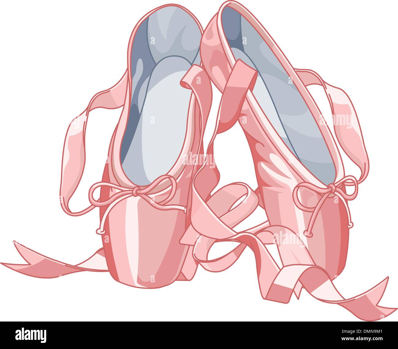 Zapatillas de ballet Imágenes vectoriales de stock - Alamy