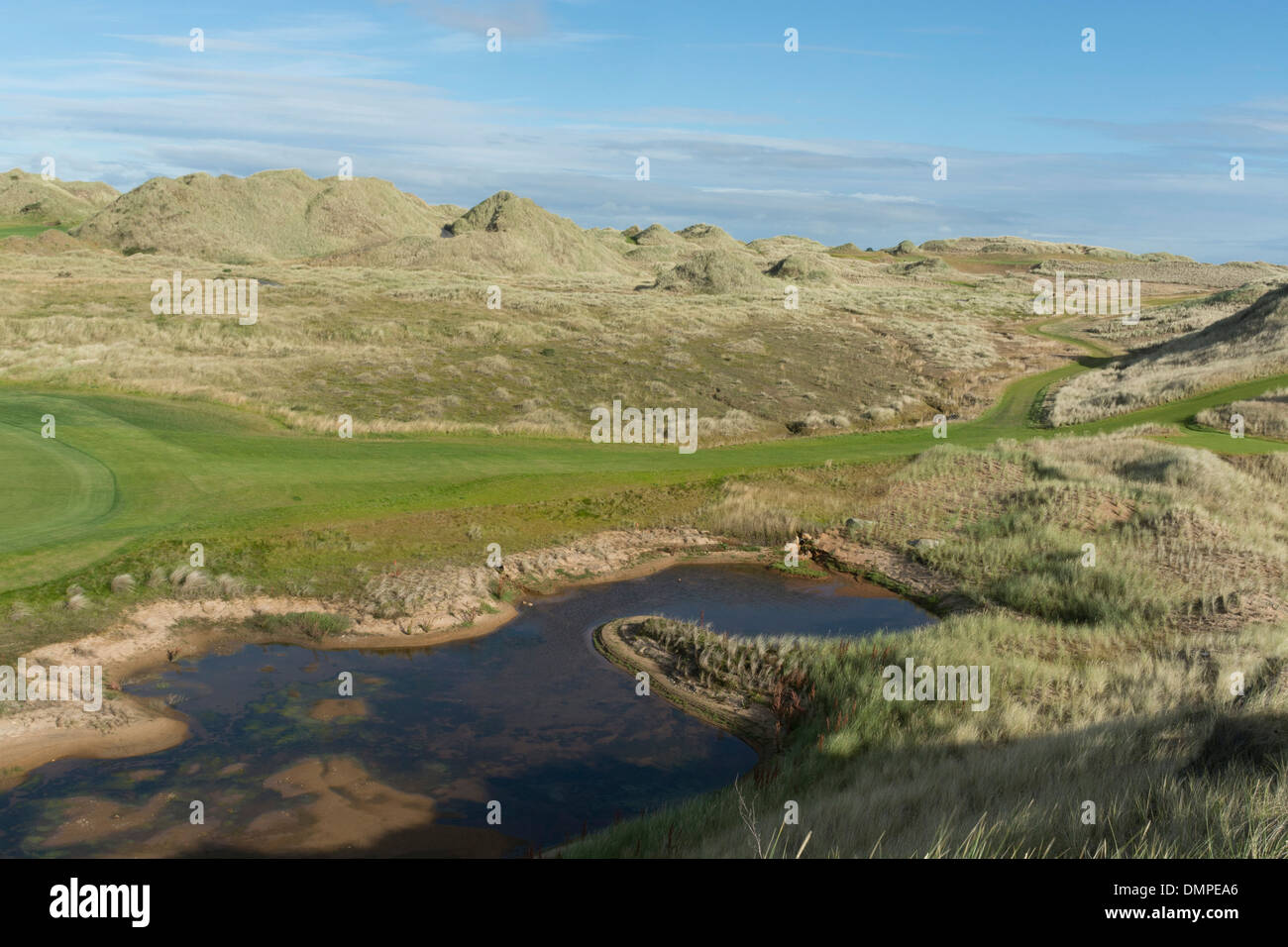 Trump International golf course polémica Foto de stock