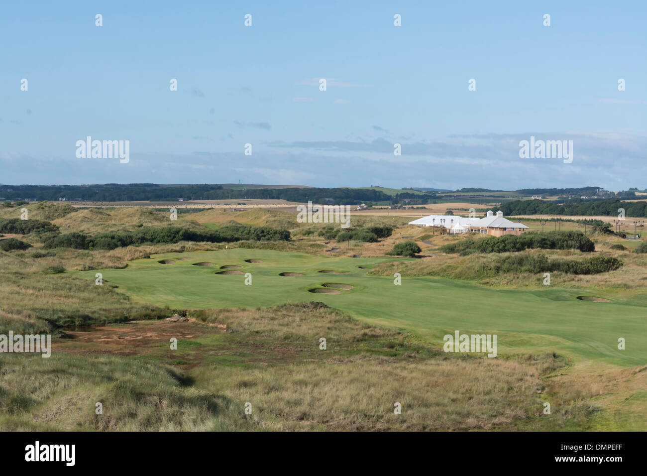 Trump International golf course polémica Foto de stock