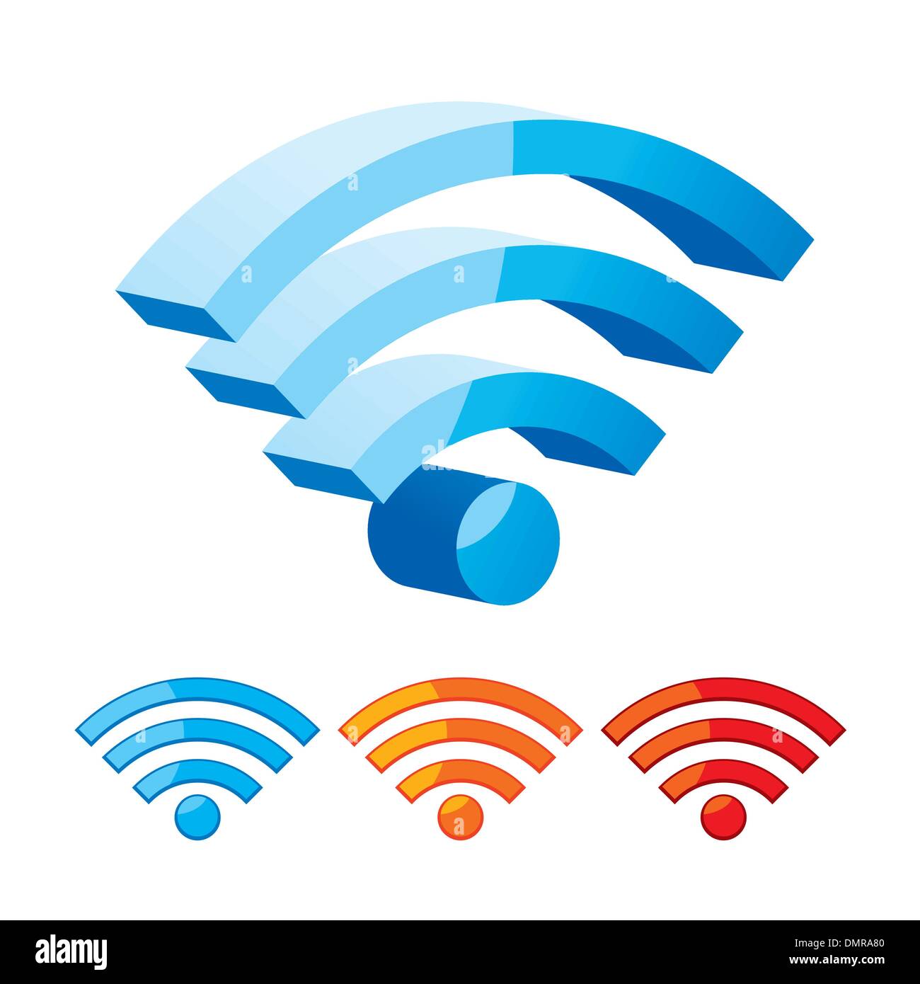 Símbolo de WiFi Ilustración del Vector
