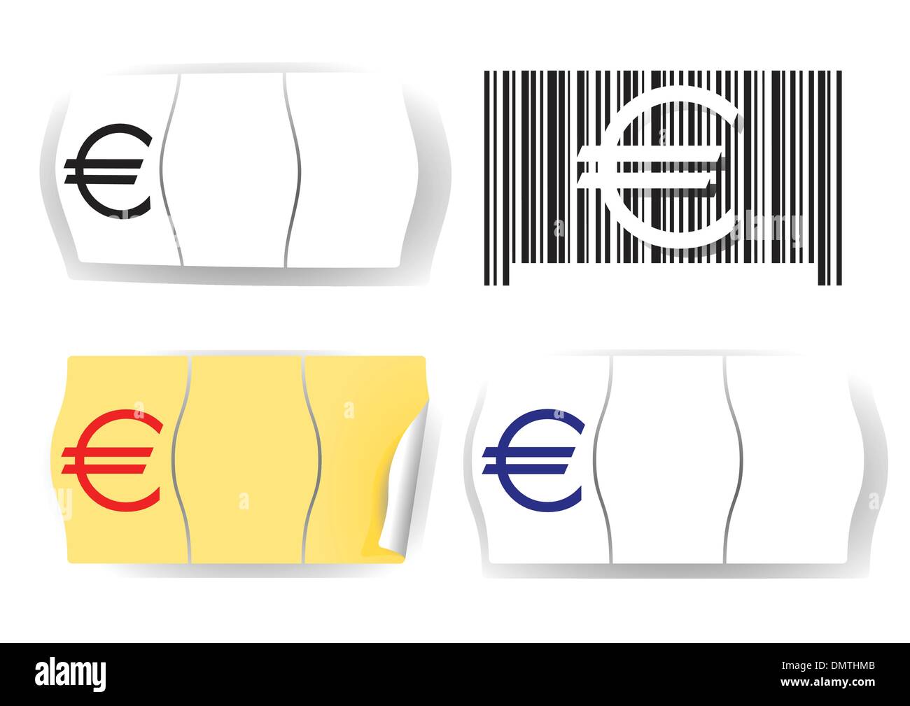 Precio euro Ilustración del Vector