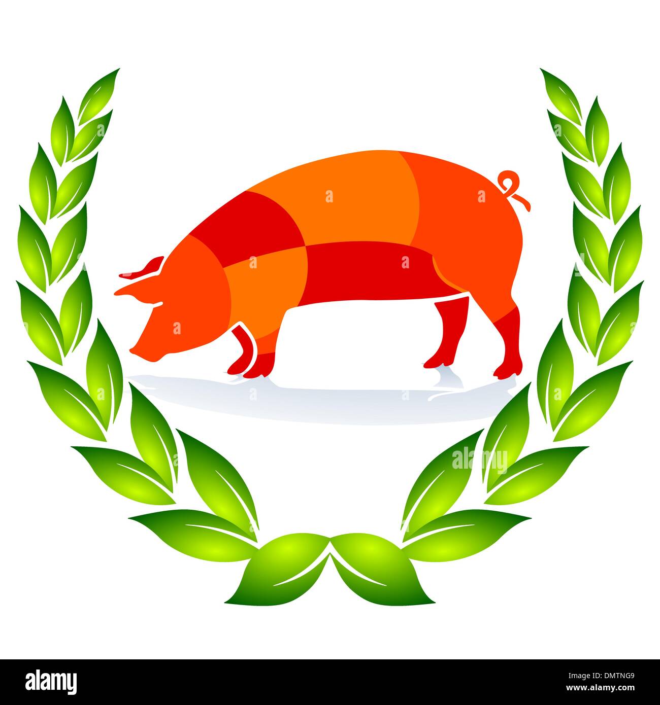 Signo de cerdo de calidad Ilustración del Vector