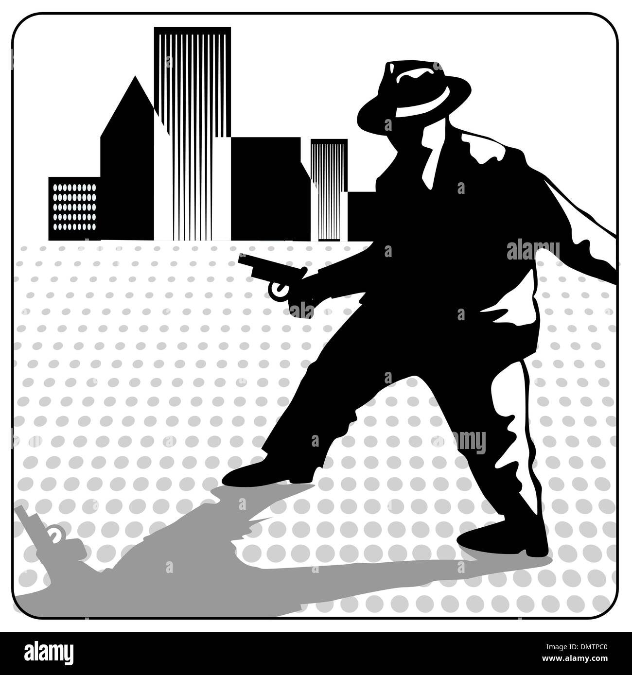 Grave Peligro Sombra Criminal Im genes Vectoriales De Stock Alamy