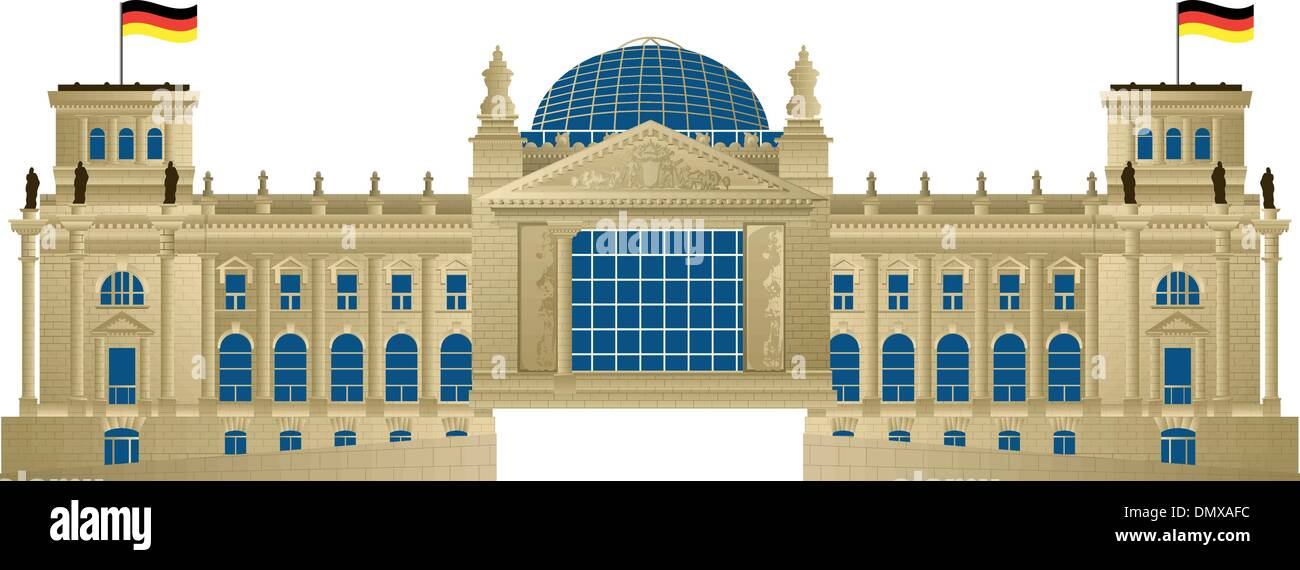 Reichstag Ilustración del Vector