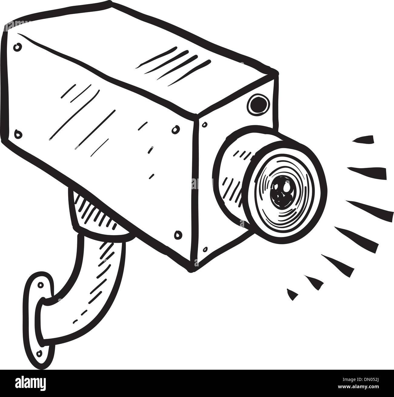 Camara vigilancia imágenes de stock de arte vectorial