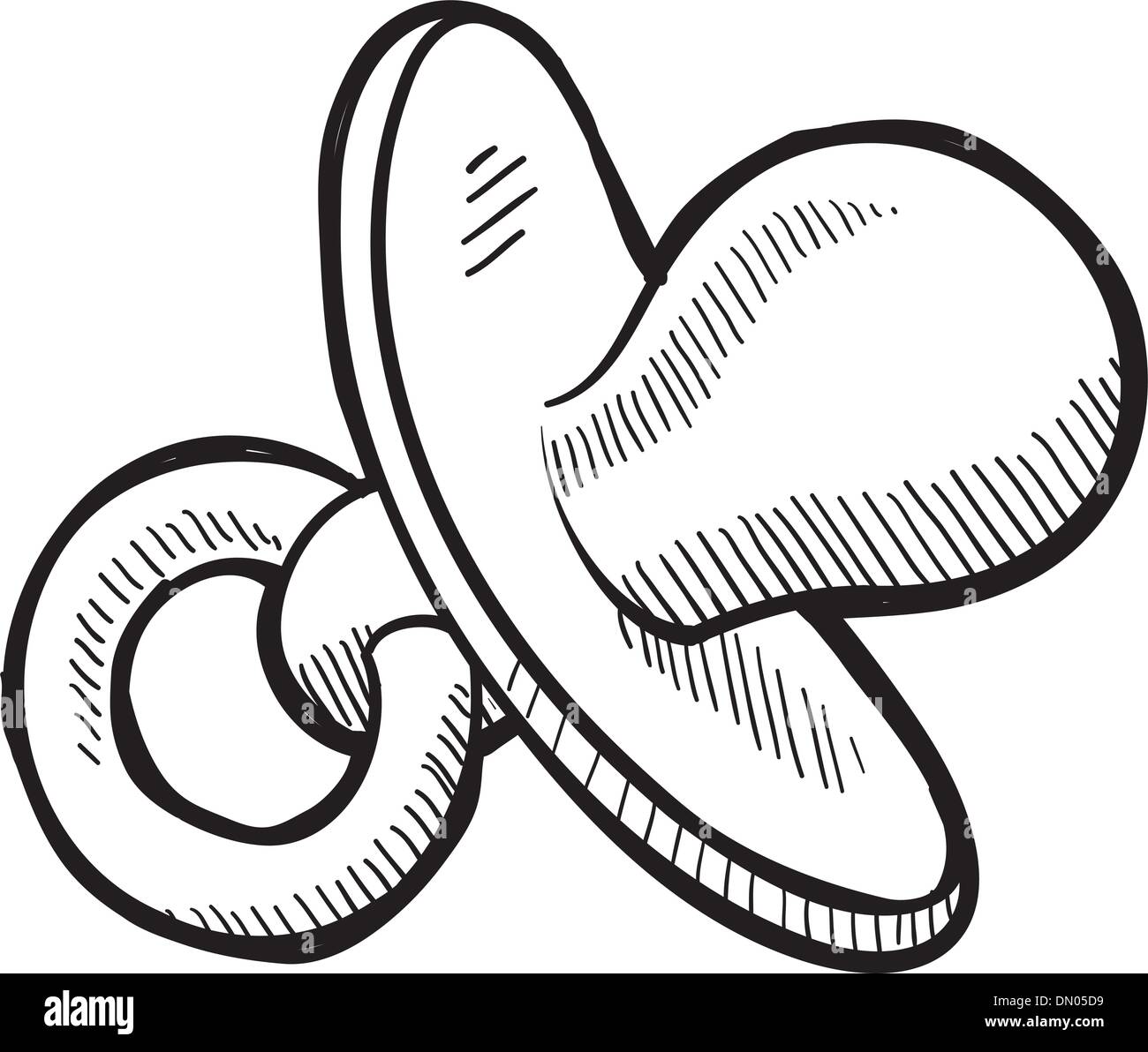 Chupete dibujo vectorial Imagen Vector de stock - Alamy