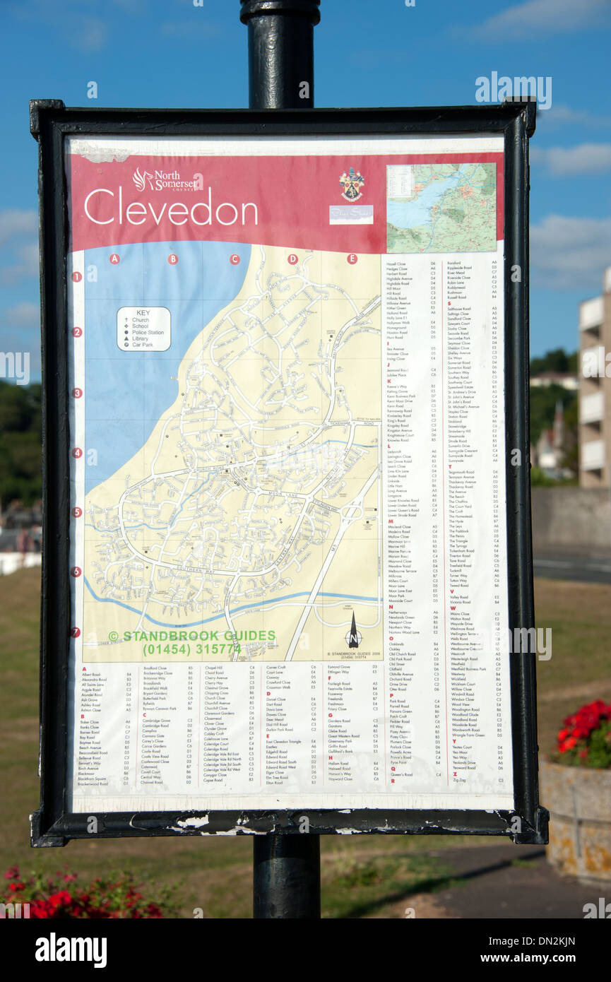 Mapa de clevedon fotografías e imágenes de alta resolución Alamy