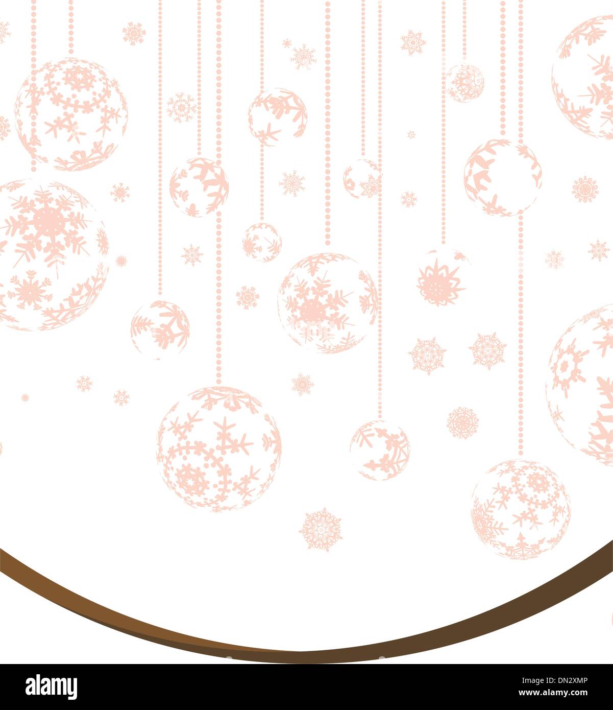 Navidad elegante fondo beige. 8 EPS Ilustración del Vector