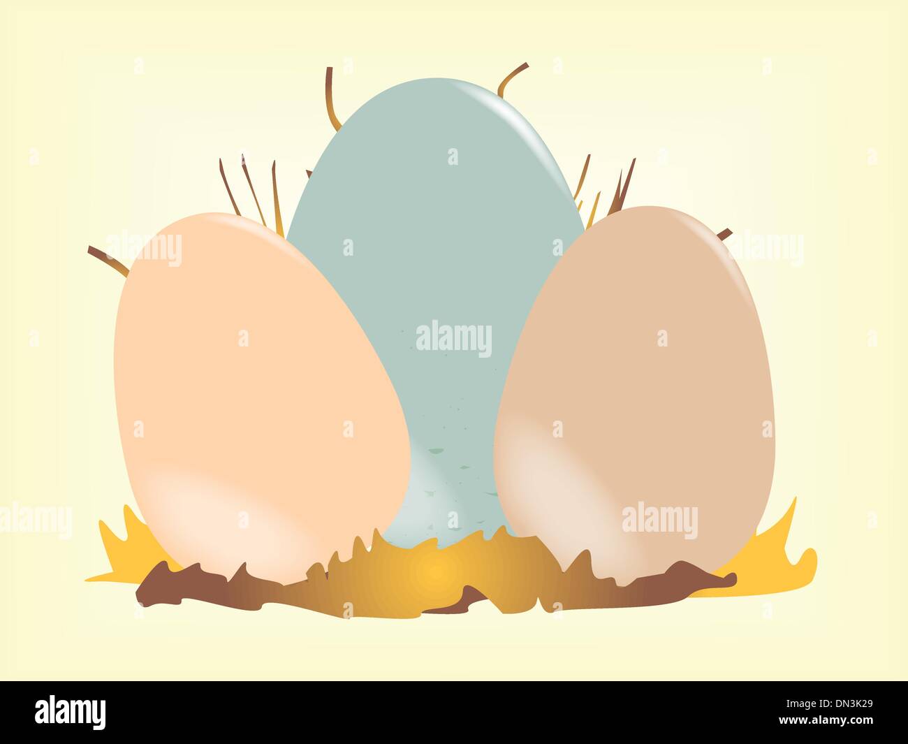 Huevos Ilustración del Vector