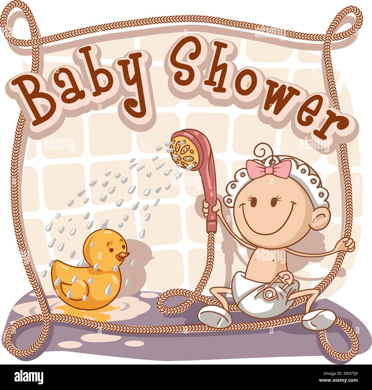 Dibujos animados de baby shower fotografías e imágenes de alta resolución -  Alamy