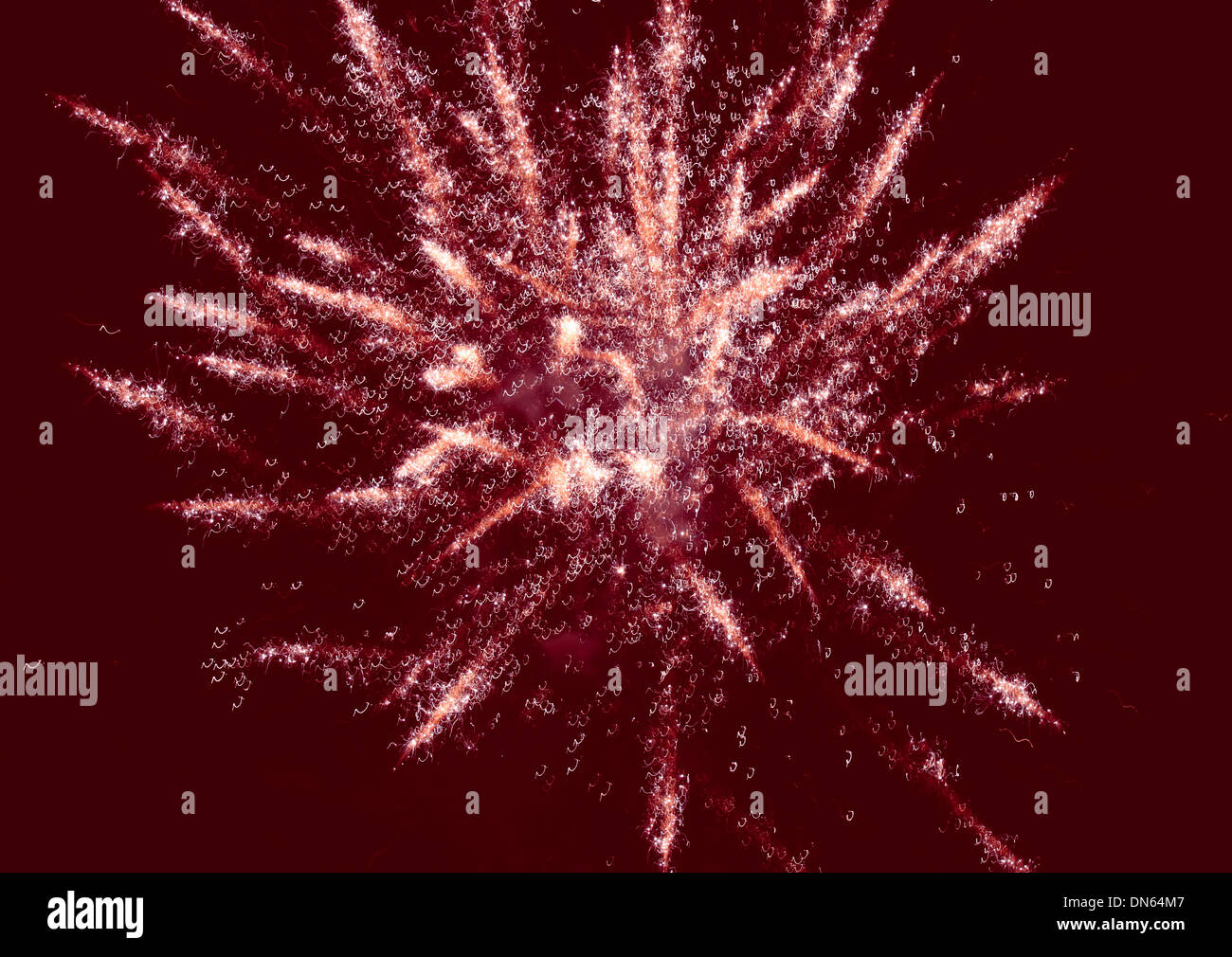 Resumen Antecedentes fireworks vacaciones magenta Foto de stock