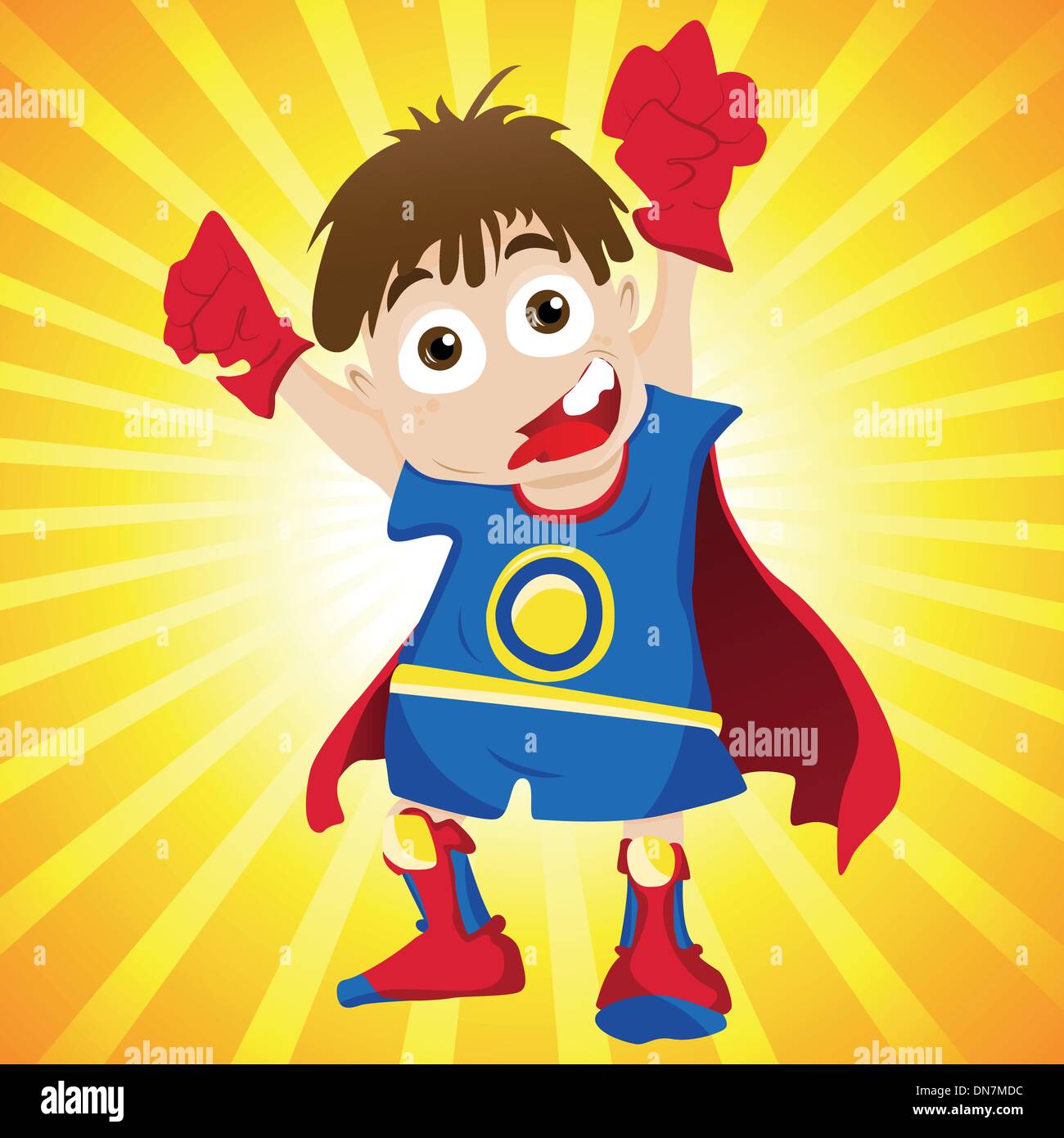 Boy child superman hero Imágenes vectoriales de stock - Alamy Boy child superman hero Imágenes vectoriales de stock - Alamy
