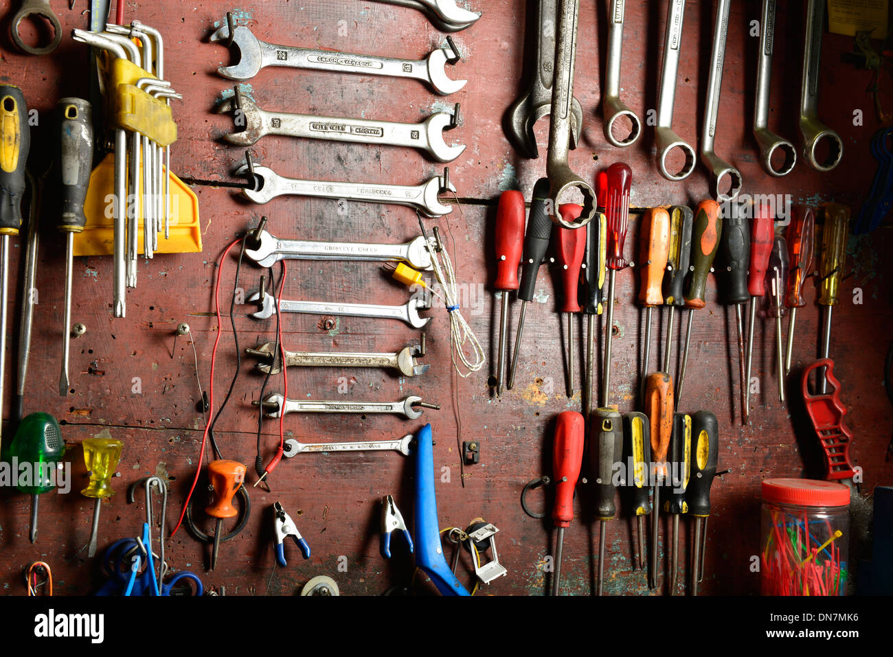 Herramientas de taller mecánico Fotografía de stock - Alamy