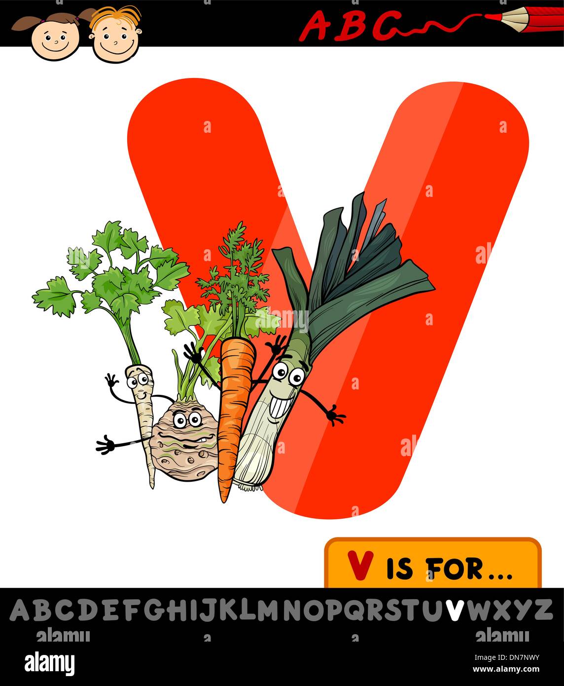 Vegetable cartoon Imágenes vectoriales de stock - Página 2 - Alamy