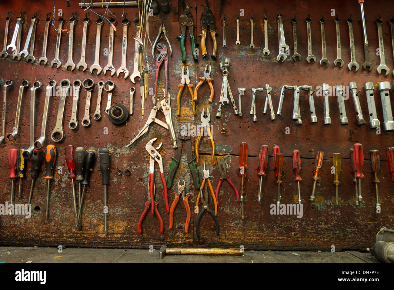 Herramientas de taller mecánico Fotografía de stock - Alamy
