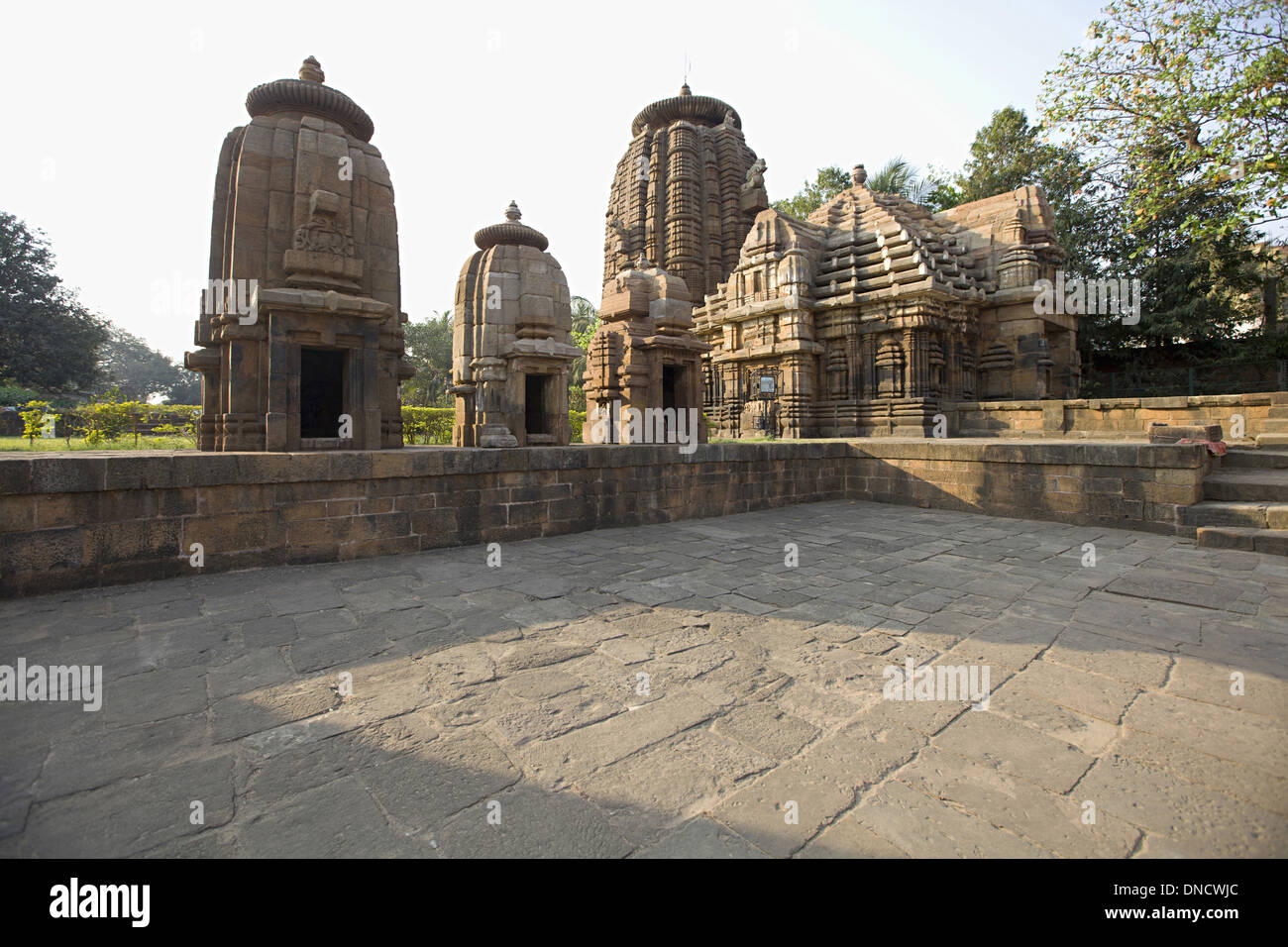 Templo Muktesvara - Vista general del templo de Mukteshwar. Bhubaneshwar, Orissa, India. Foto de stock