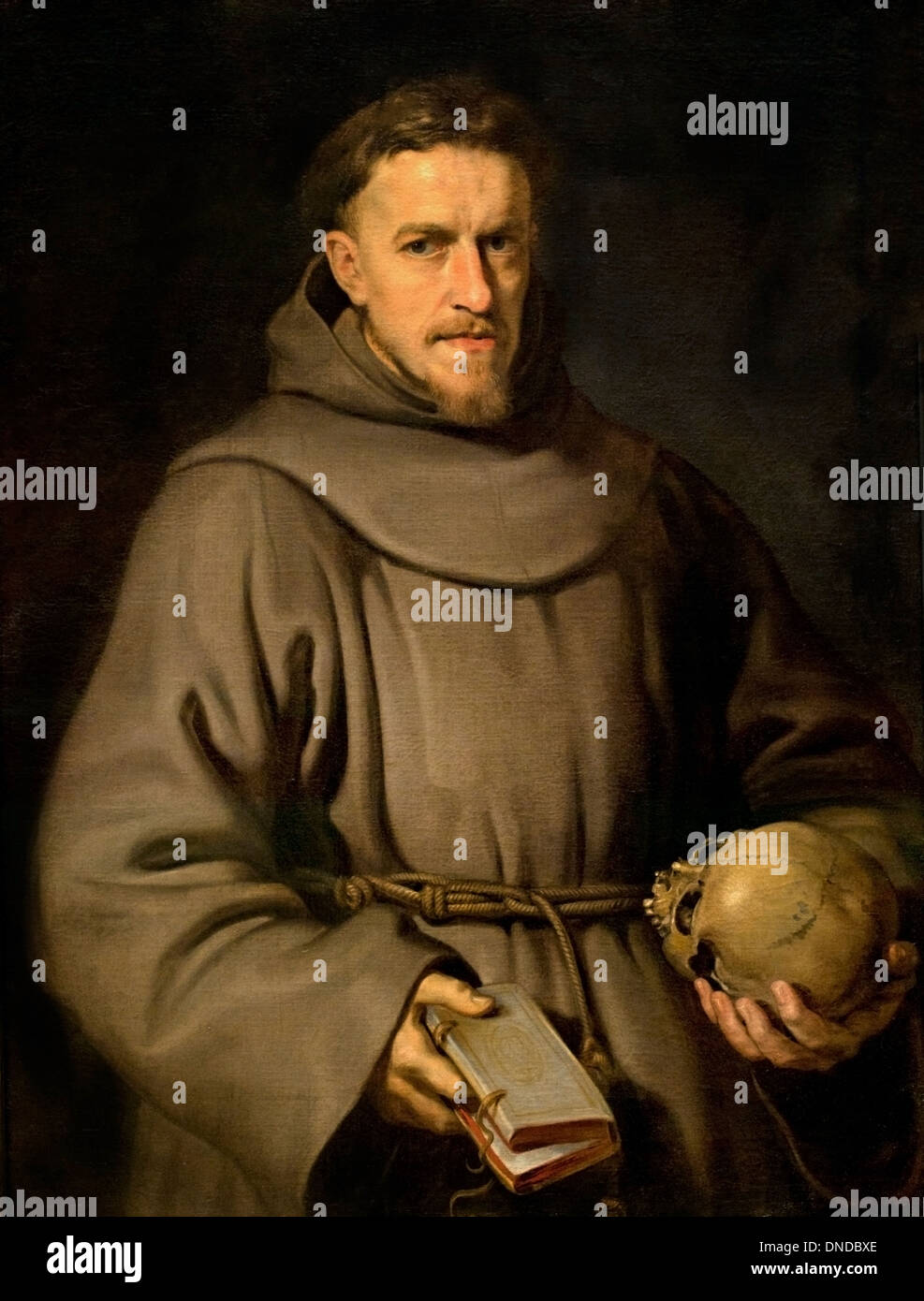 Un general de la Orden Franciscana por Peter Paul Rubens (1577-1640) Bélgica Flamenca Bélgica Foto de stock