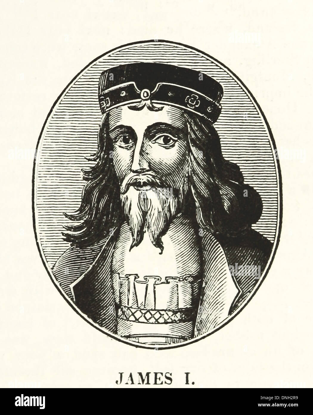 Jaime I, Rey de los Escoceses Foto de stock