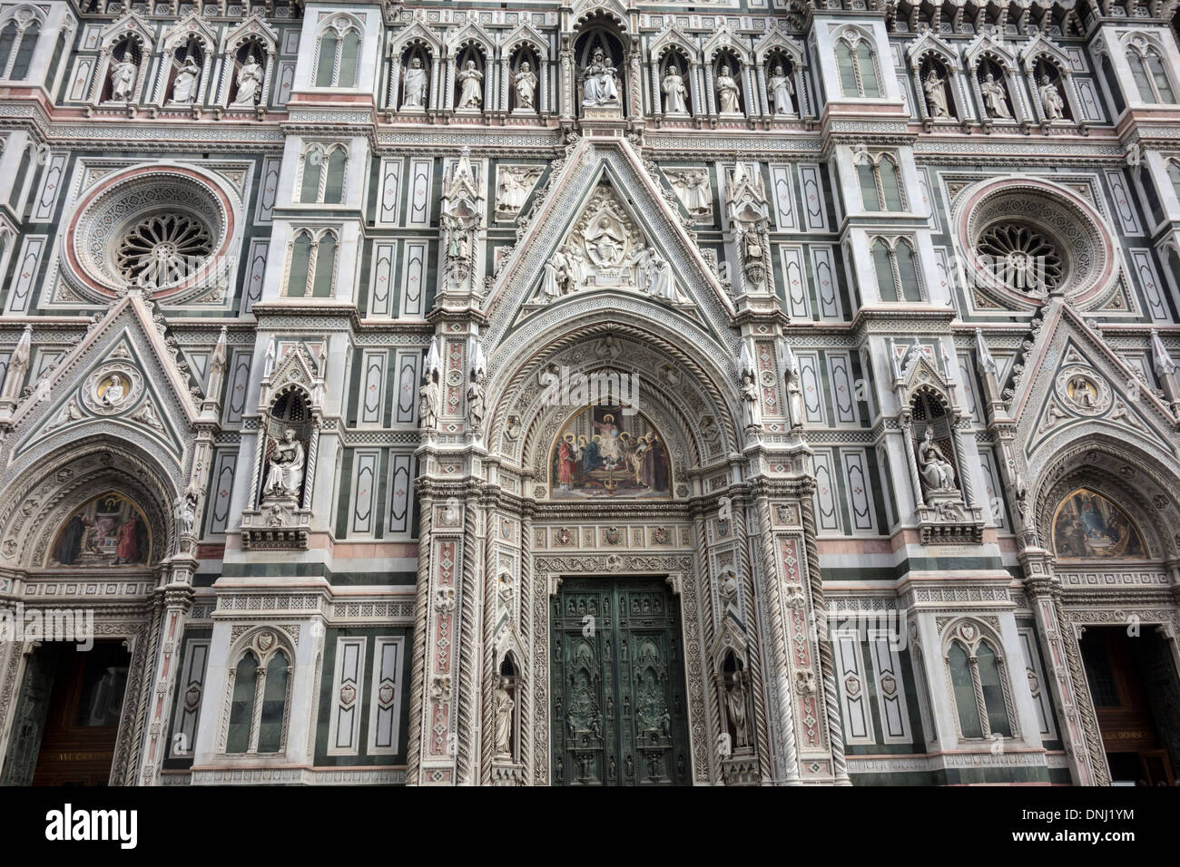 La catedral de Florencia: el Duomo de Santa Maria del Fiore,Italia Foto de stock