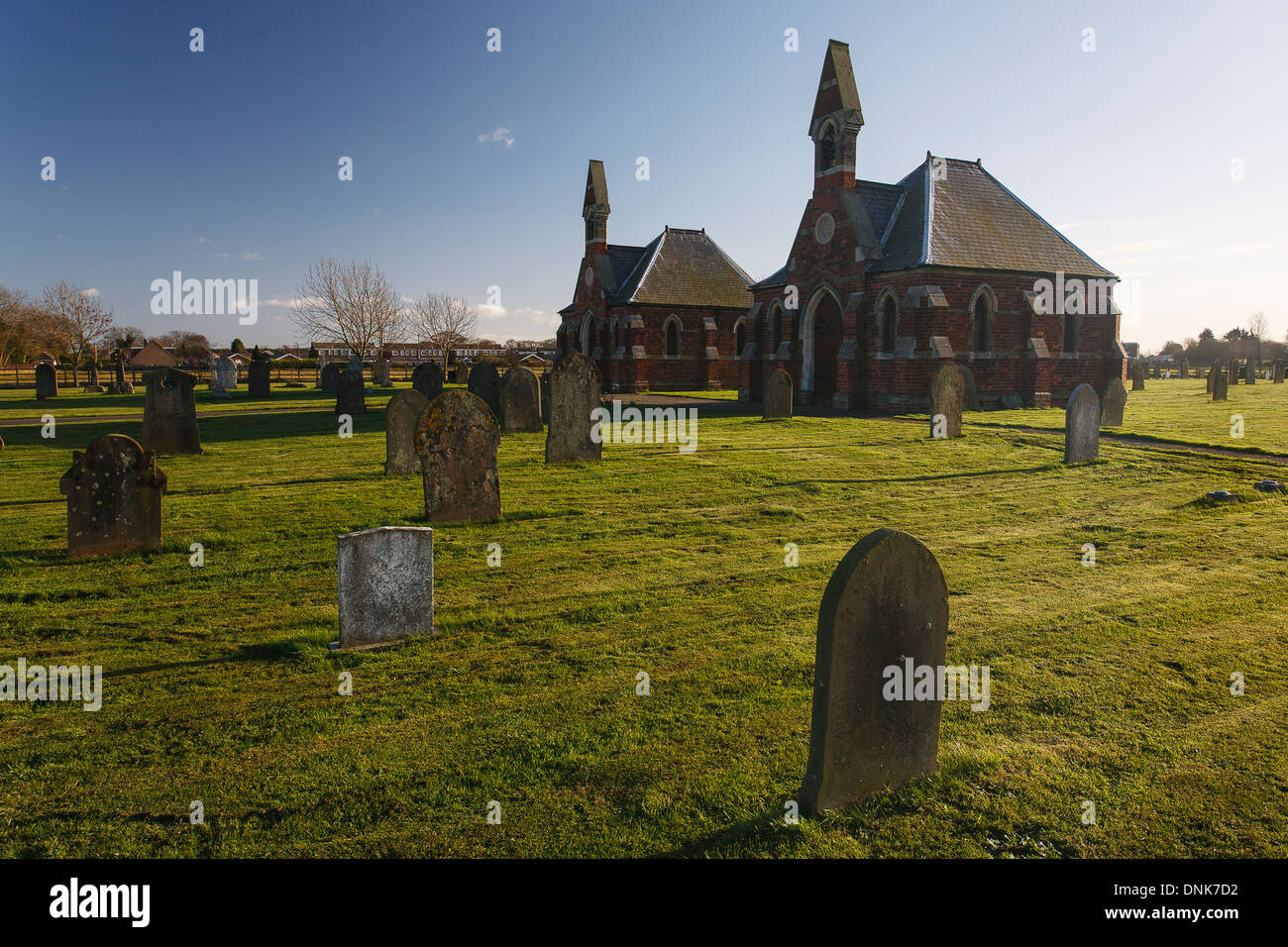 Cementerio Lincolnshile, Inglaterra, Reino Unido, Europa Foto de stock