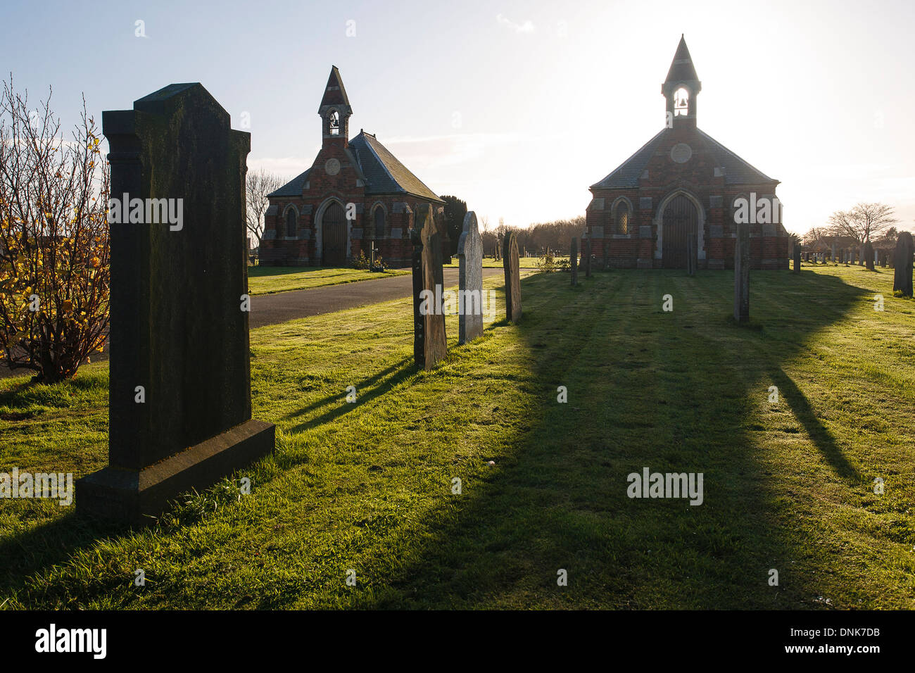 Cementerio Lincolnshile, Inglaterra, Reino Unido, Europa Foto de stock