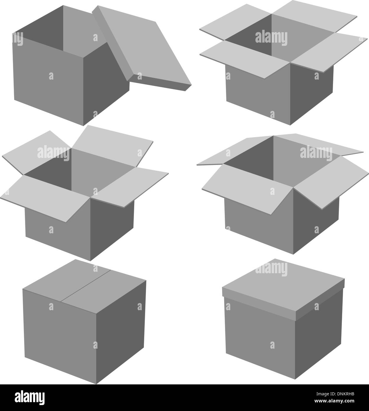  Caja de cartón cuadrada profunda con tapa, 10 x 10 pulgadas,  caja de regalo blanca profunda, 2 paquetes de 4 (8 en total) : Salud y Hogar