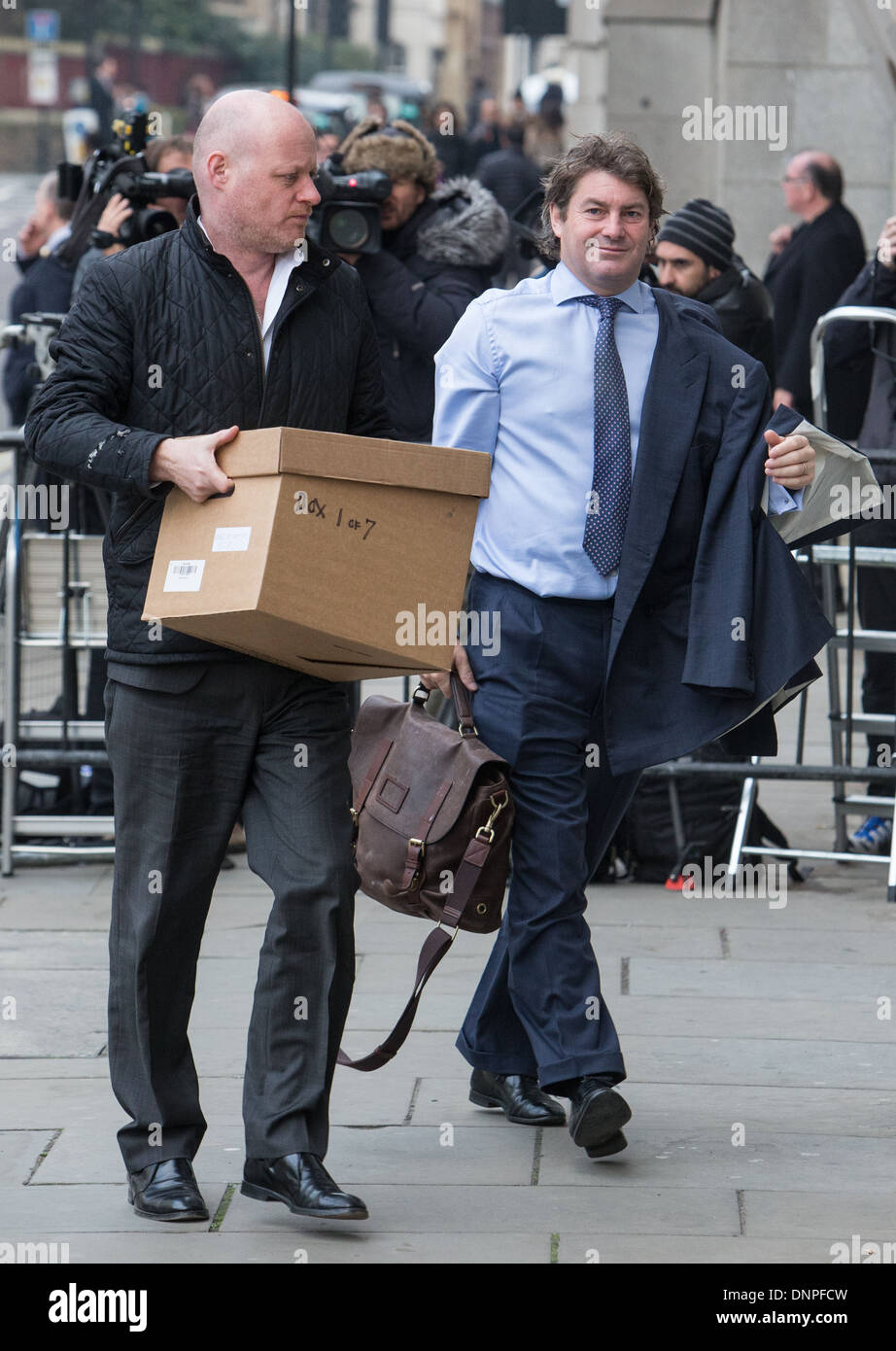 Charlie Brooks llega a Old Bailey para el juicio de hacking Foto de stock