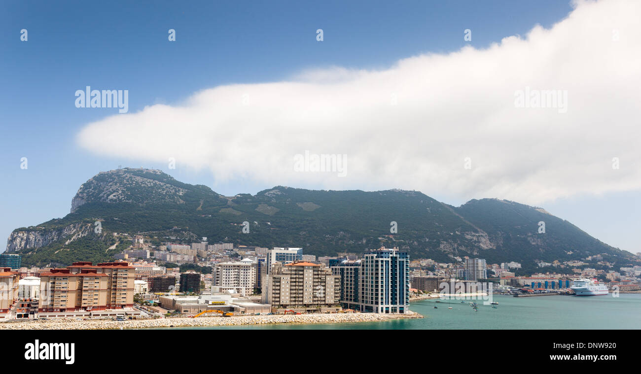 Peñón de Gibraltar Foto de stock