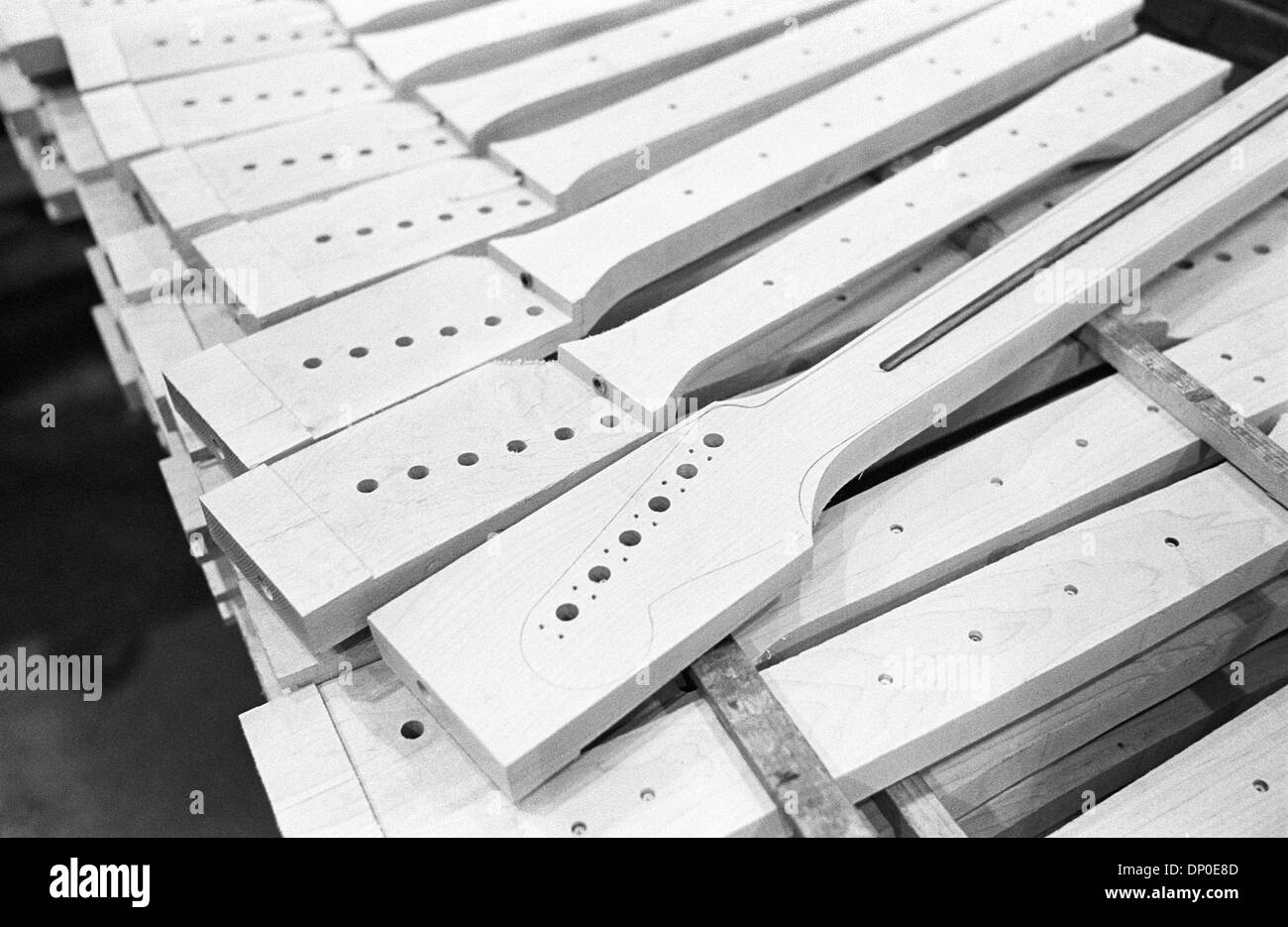 60 aniversario de fender stratocaster Imágenes de stock en blanco y