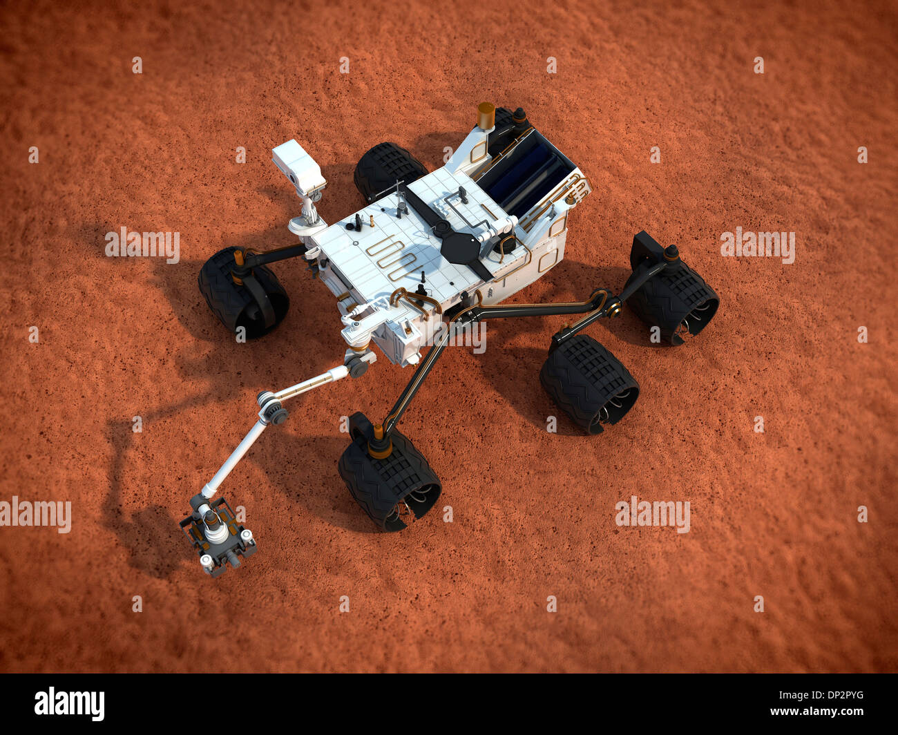 Curiosidad Mars Rover ilustraciones Foto de stock