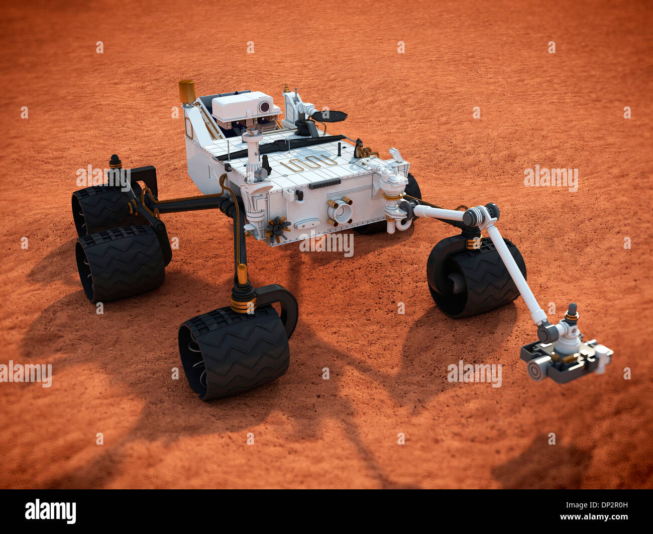 Curiosidad Mars Rover ilustraciones Foto de stock