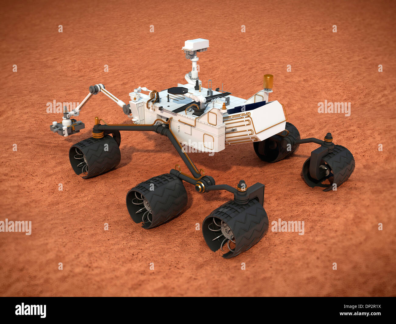 Curiosidad Mars Rover ilustraciones Foto de stock