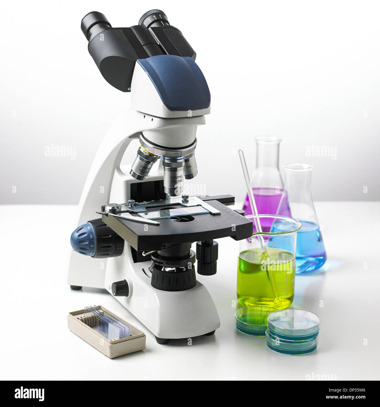 La investigación biológica, imagen conceptual Foto de stock