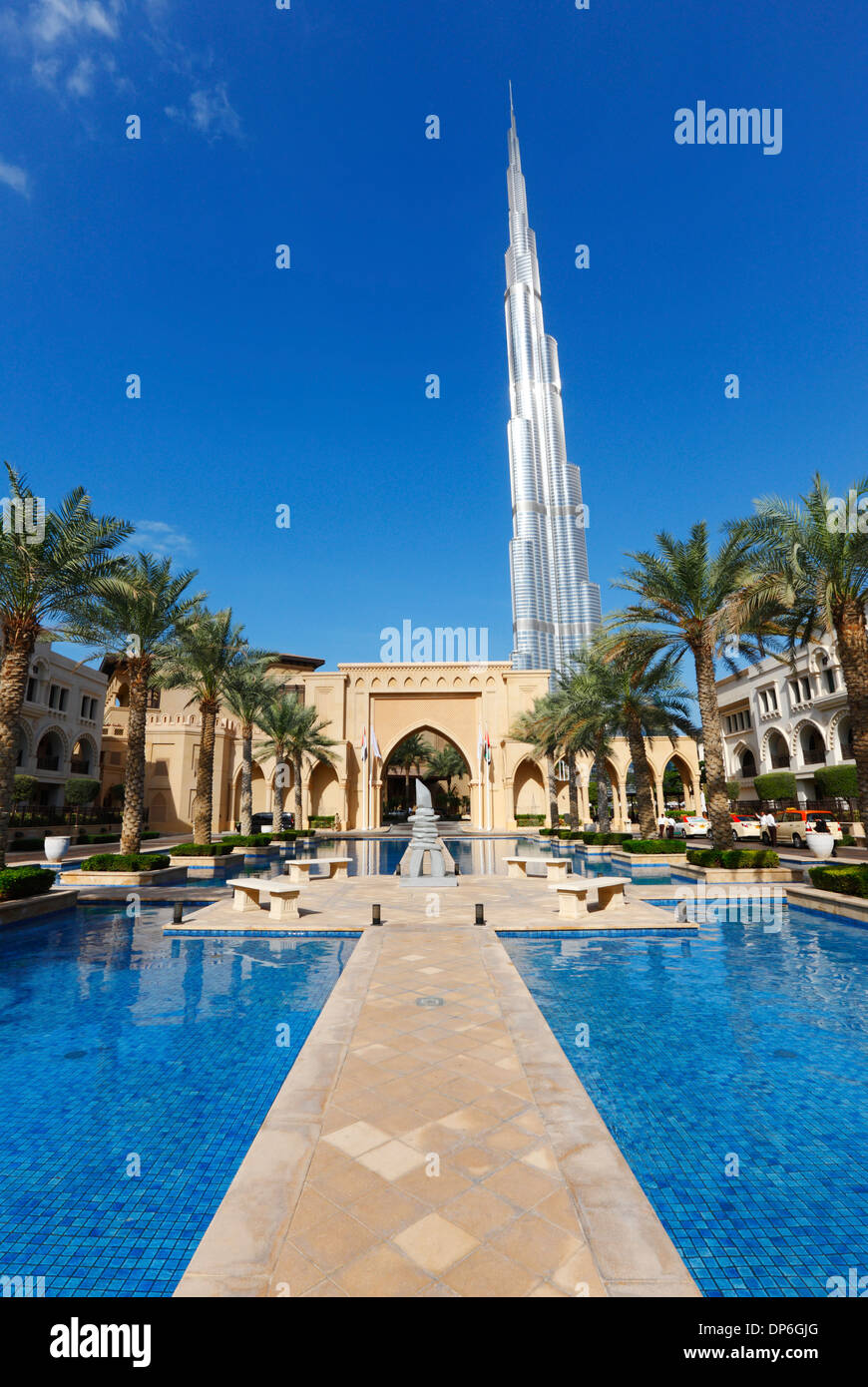 El Hotel Palace, Souk Al Bahar, Dubai Foto de stock