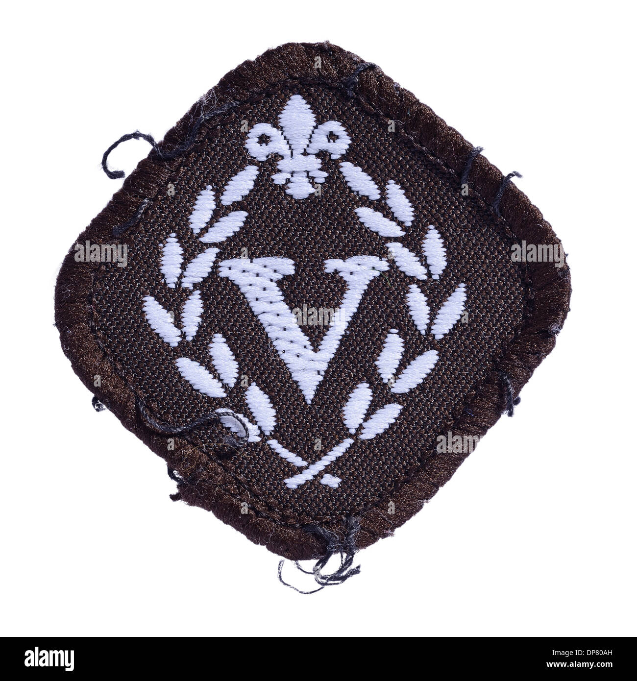 Brown Venture Scouts insignia Foto de stock