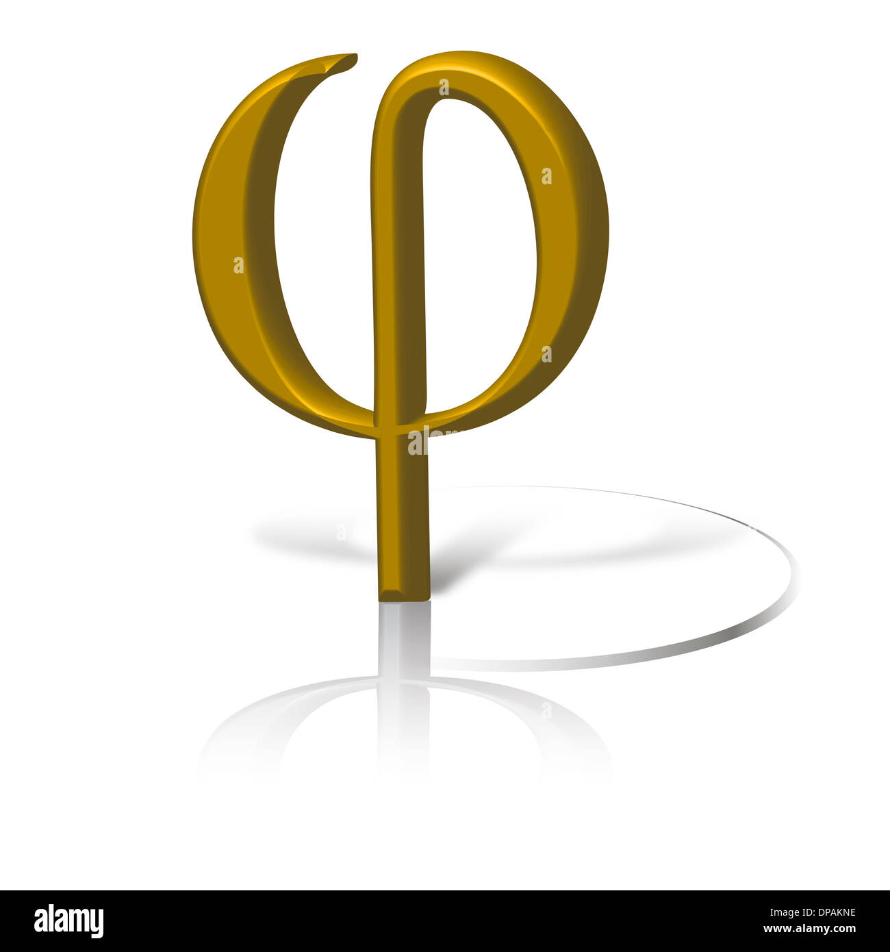 Phi en oro símbolo gráfico de la sección áurea símbolo phi Fotografía Phi en oro símbolo gráfico de la sección áurea símbolo phi Fotografía
