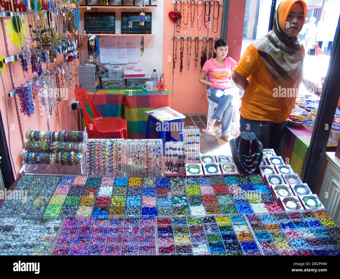 Asia, Malasia, Kuala Lumpur, mercado central, joyería barata Fotografía de  stock - Alamy