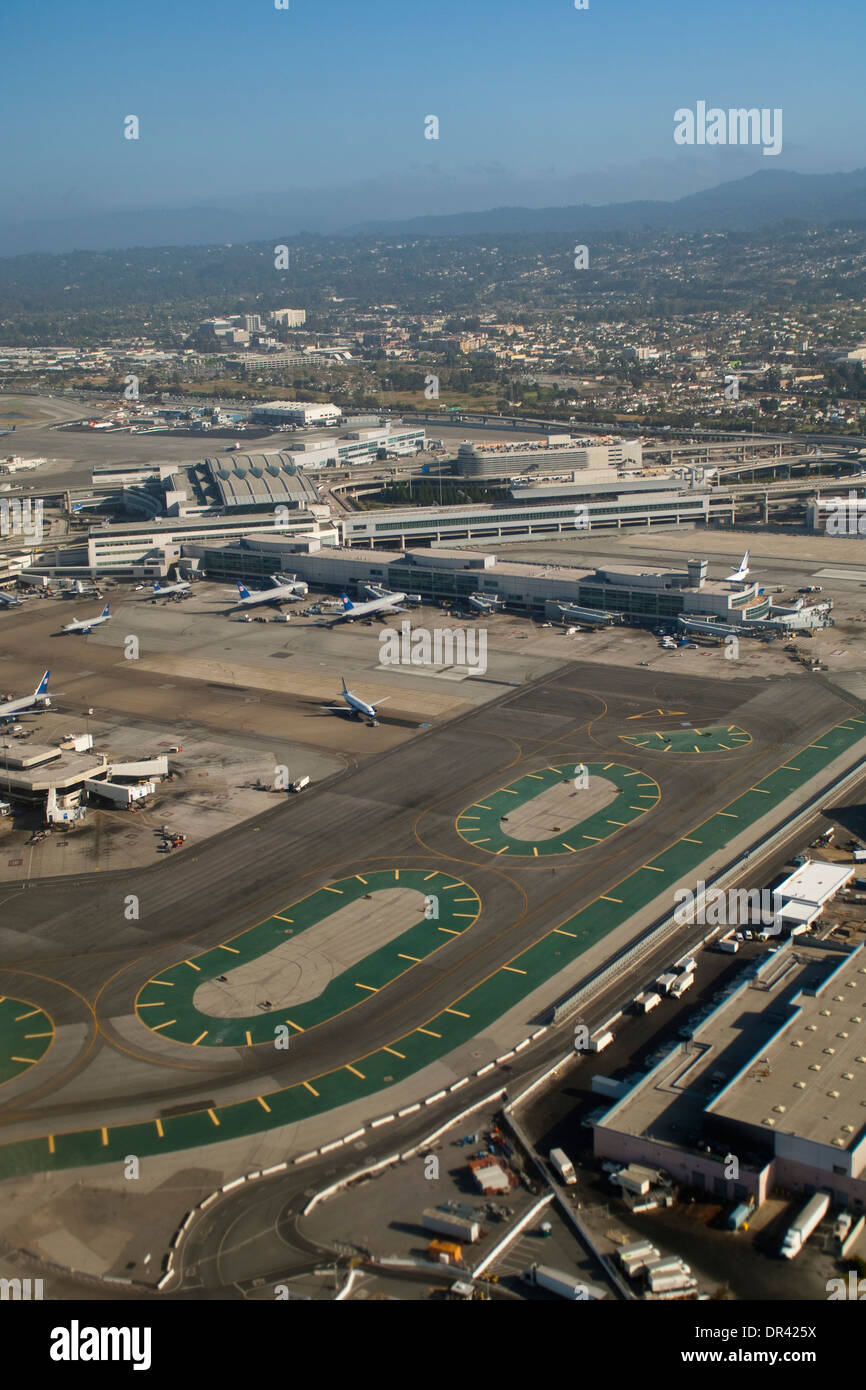El Aeropuerto Internacional de San Francisco (SFO), California Foto de stock