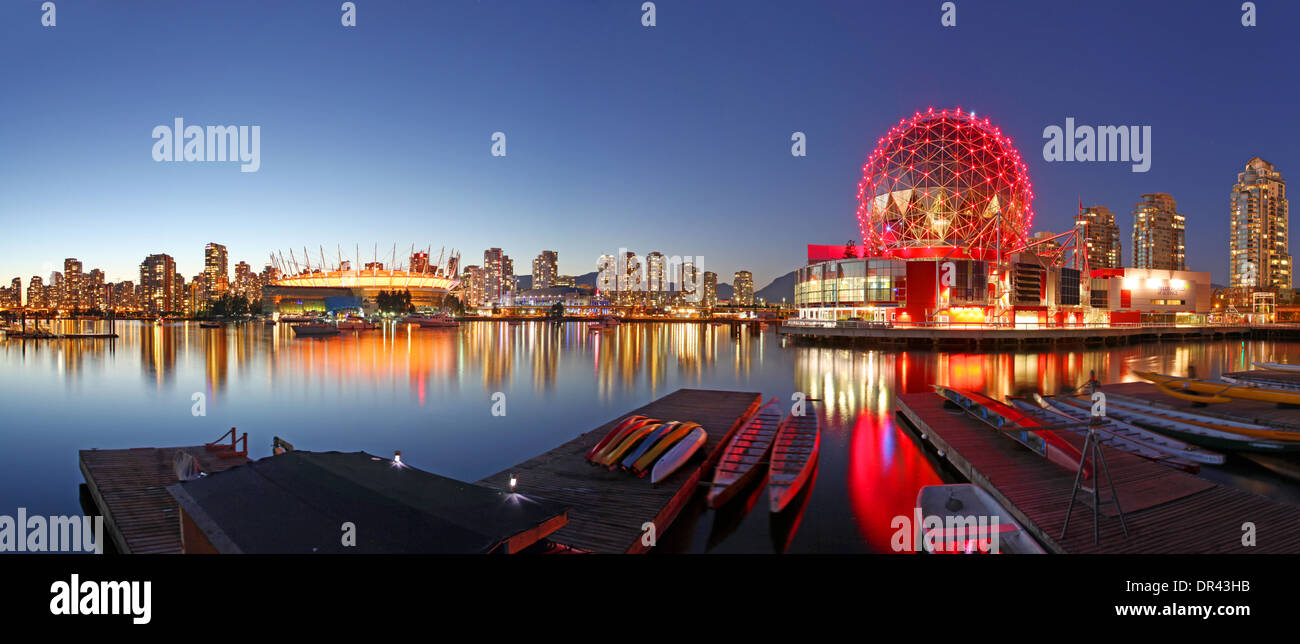 En Vancouver, British Columbia, Canadá Foto de stock