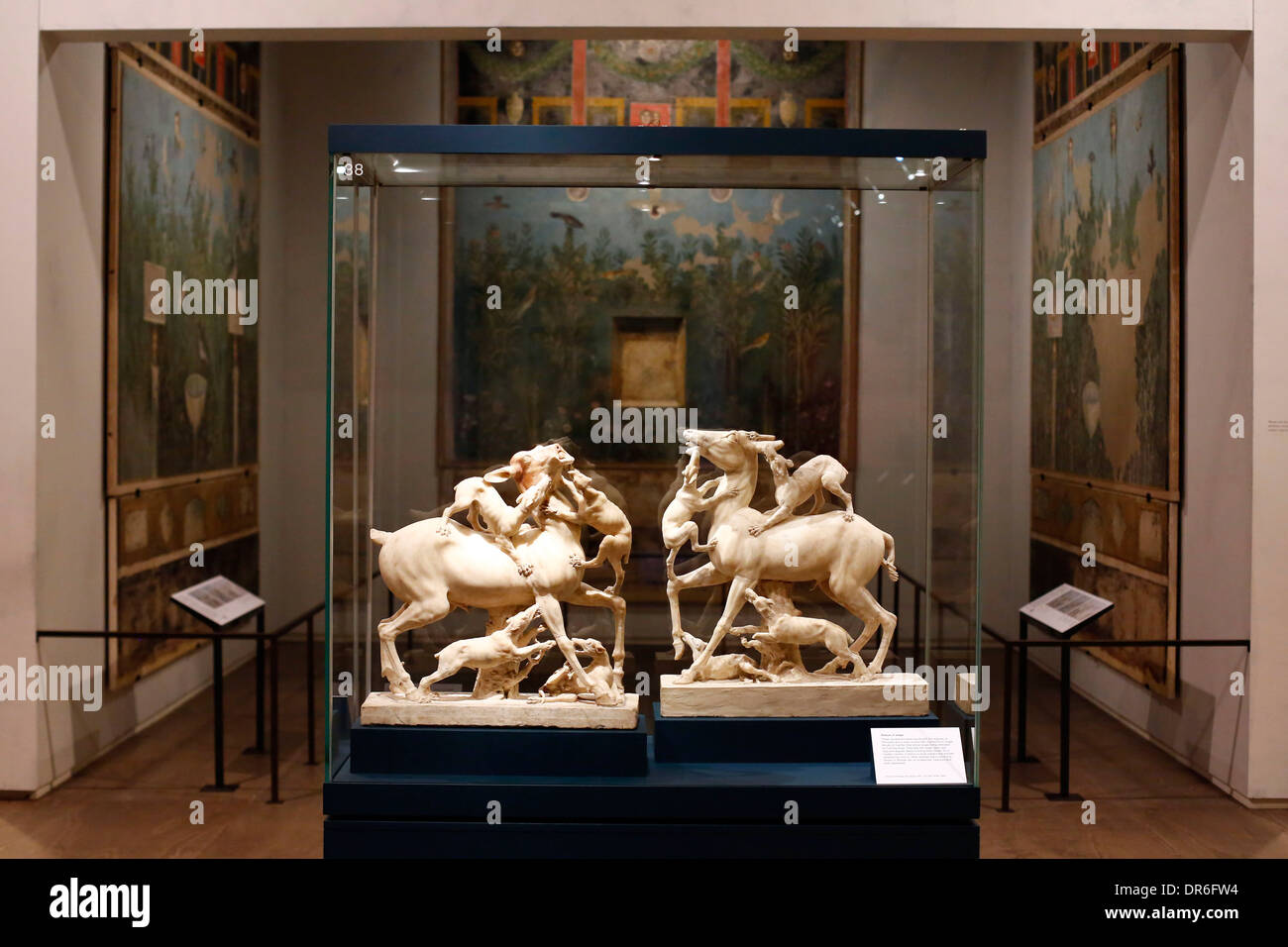 Pulse vista previa de la nueva exposición de la vida y de la muerte Pompeya y Herculano en el Museo Británico, Foto de stock