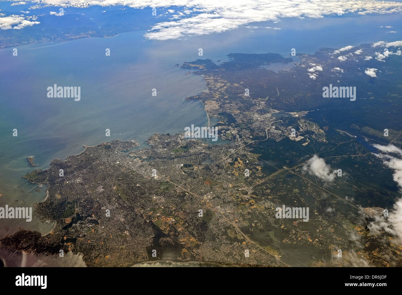 Vancouver, Vista aérea, Canadá Foto de stock