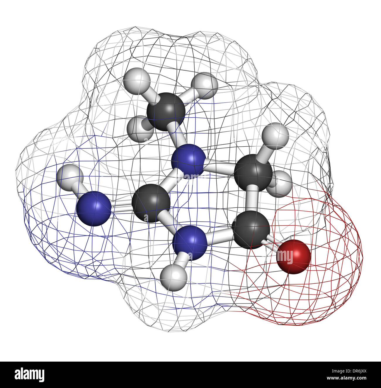 Molécula de creatinina. Producto de degradación de la creatina. El  aclaramiento de creatinina se usa para medir la función renal Fotografía de  stock - Alamy
