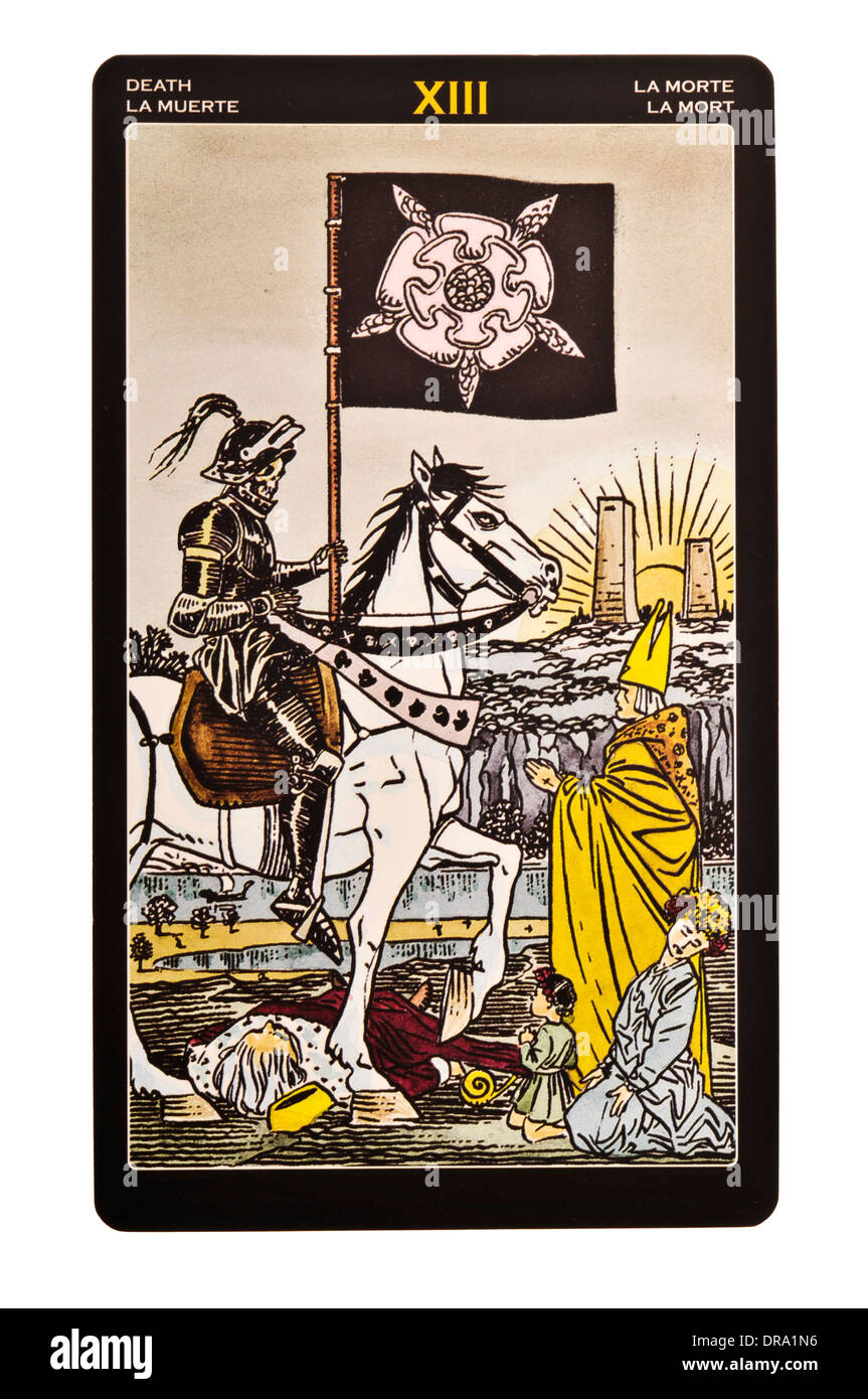 Carta de tarot muerte fotografías e imágenes de alta resolución - Alamy